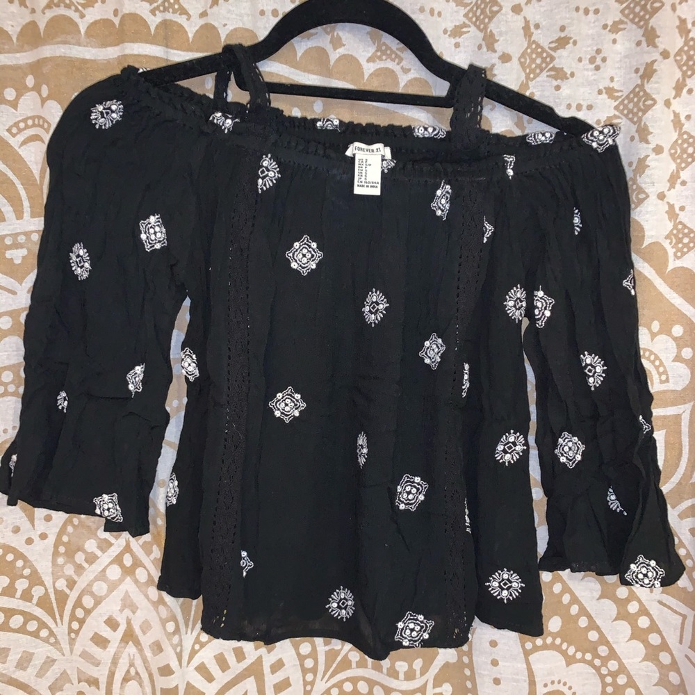 Forever 21 off the shoulder shirt